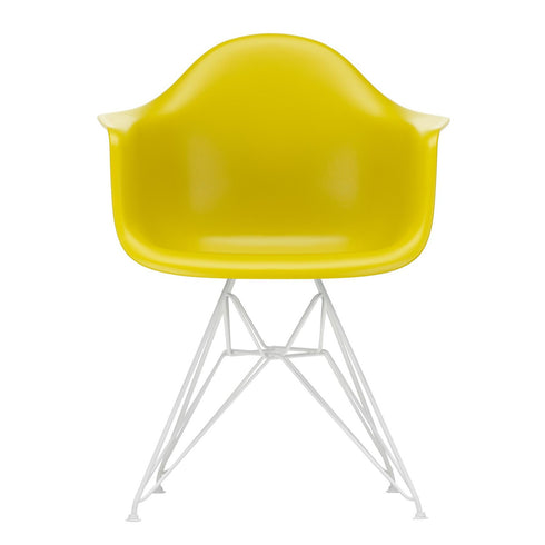 Cadeira de Braços em Plástico Eames DAR / Base Branca